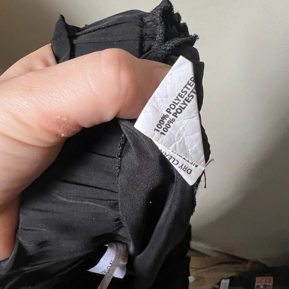 Ramy Brook Black Drawstring Silky Pants, size XS - Picture 6 of 6